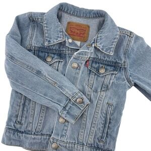 Levi's Denim Kids Trucker Jacket Classic‎ Jean Jacket Light Wash Size 5